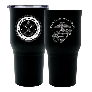 Marine Corps Installations Command USMC Stainless Steel Marine Corps Tumbler