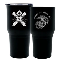 3rd Battalion 14th Marines logo tumbler, 3rd Battalion 14th Marines coffee cup, 3d Battalion 14th Marines USMC, Marine Corp gift ideas, USMC Gifts for women 30oz