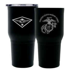 3rd Marine Aircraft Wing USMC Unit  Logo tumbler, 3rd MAW USMC coffee cup, 3rd MAW Marines USMC, Marine Corp gift ideas, USMC Gifts for women or men