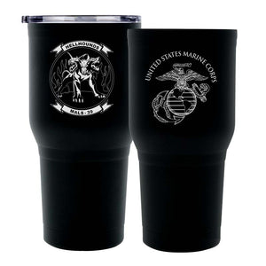 Marine Aviation Logistics Squadron 39 (MALS-39) USMC Unit Logo Laser Engraved Stainless Steel Marine Corps Tumbler - 30 oz