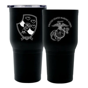 3rd Light Armored Reconnaissance Battalion (3d LAR) USMC Unit Logo Laser Engraved Stainless Steel Marine Corps Tumbler - 30 oz