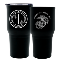 3rd Battalion 7th Marines logo tumbler, 3rd Battalion 7th Marines coffee cup, 3d Battalion 7th Marines USMC, Marine Corp gift ideas, USMC Gifts for women 30oz