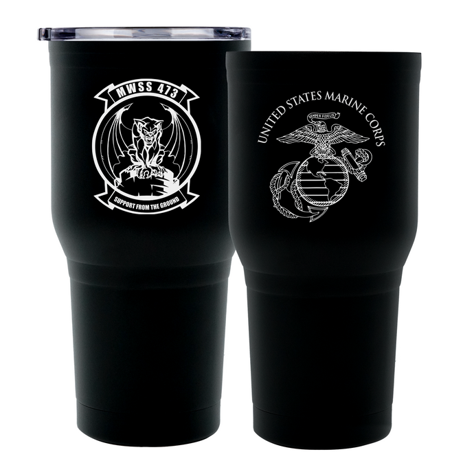 MWSS-473 USMC Unit Logo Tumblers- 30 oz NEW Logo