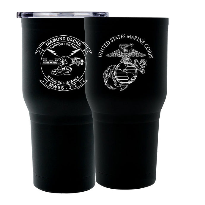 MWSS-372 USMC Unit Logo Tumblers- 30 OZ