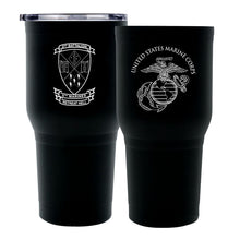 Second Battalion Fifth Marines Unit Logo tumbler, 2/5 coffee cup, 2nd Bn 5th Marines USMC, Marine Corp gift ideas, USMC Gifts for women  30oz