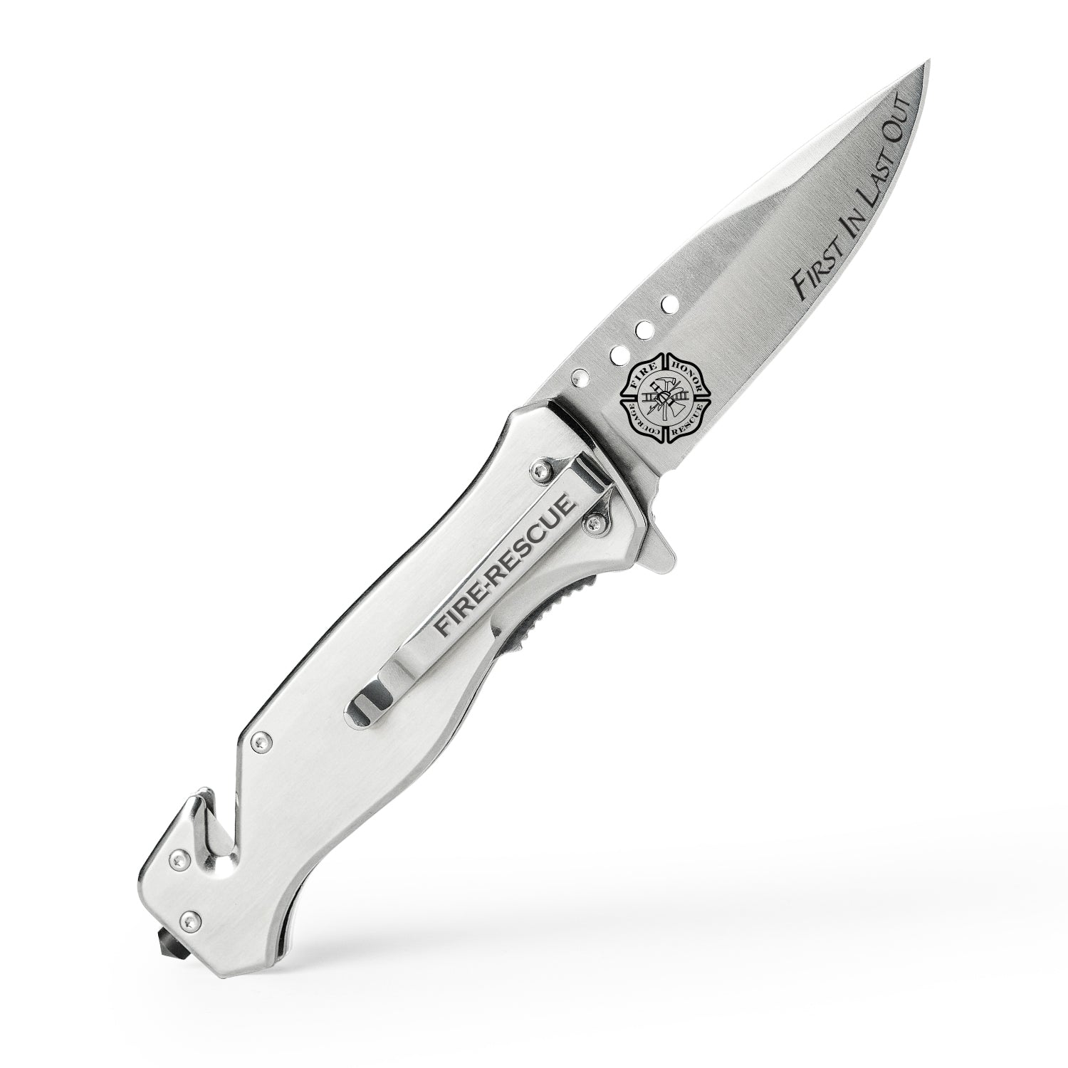 Firefighter Elite Tactical Knife-Spring Assisted Firefighter Rescue Knife