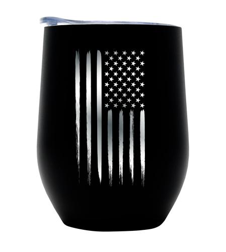 American Flag Vacuum Insulated Wine Tumbler