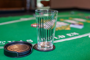 American Flag Coasters Set