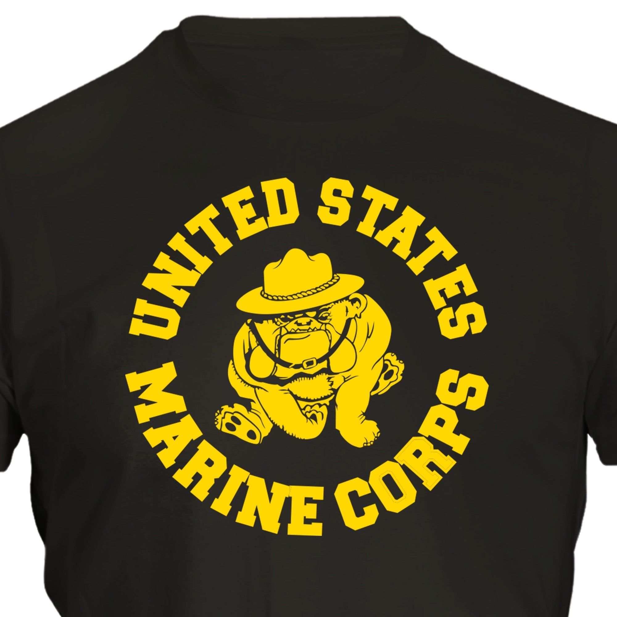 USMC Vintage Bulldog 2-Sided Marine Corps PT Shirt