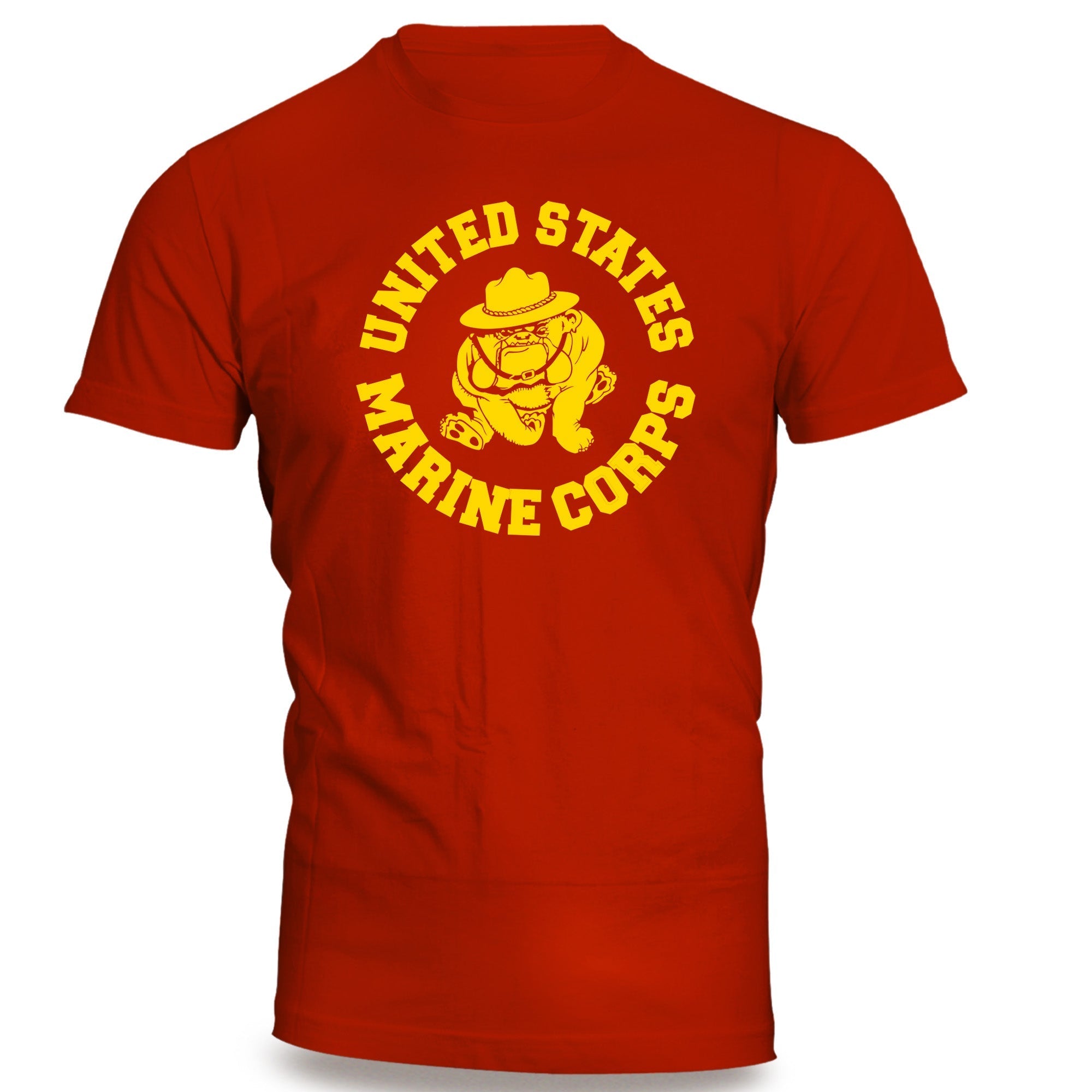 USMC Vintage Bulldog 2-Sided Marine Corps PT Shirt