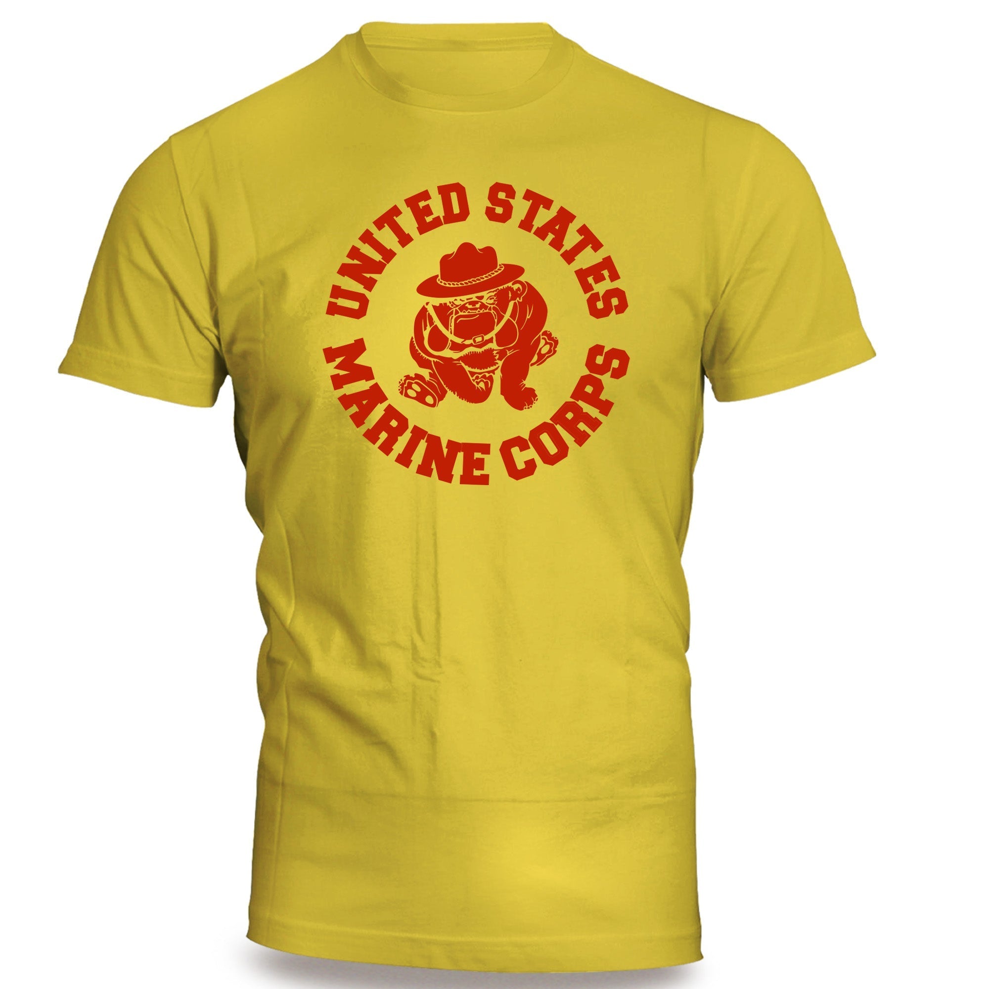USMC Vintage Bulldog 2-Sided Marine Corps PT Shirt