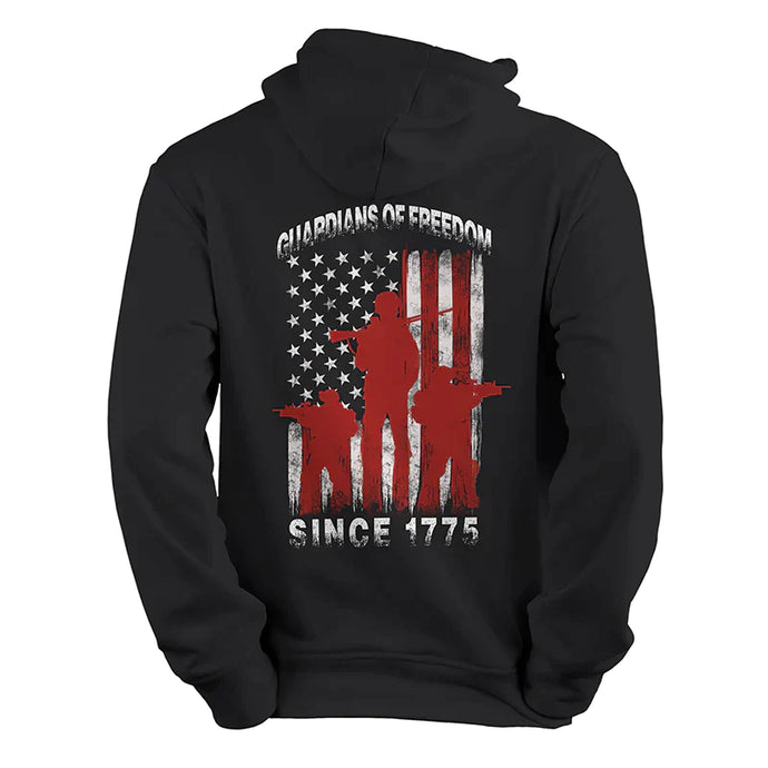 guardians of freedom since 1775 marines USMC black Hoodie,