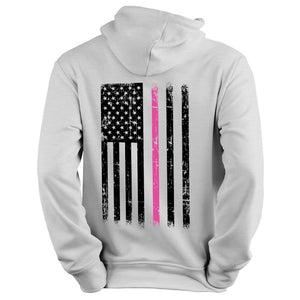 The Thin Pink Line Sweatshirt- Cancer Awareness Hoodie - Support Cancer Research