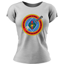 Second Battalion Seventh Marines USMC Unit ladie's T-Shirt, 2/7 USMC Unit logo, USMC gift ideas for women, Marine Corp gifts for women 2nd Battalion 7th Marines