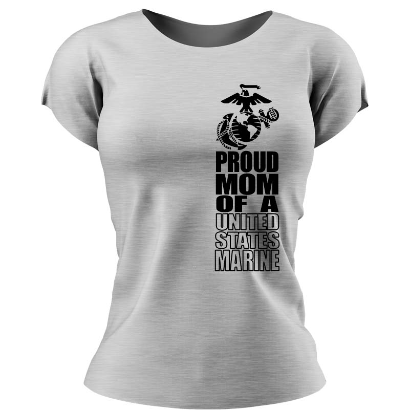 Ladies Proud Parent* of a United States Marine – Women's Marine Graduation T-shirt