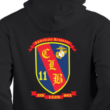 CLB-11 USMC Unit hoodie, Combat Logistics Battalion 11 logo sweatshirt, USMC gift ideas for men, Marine Corp gifts men or women CLB-11