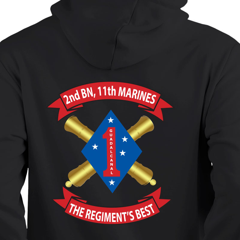2nd Bn 11th Marines Unit Sweatshirt
