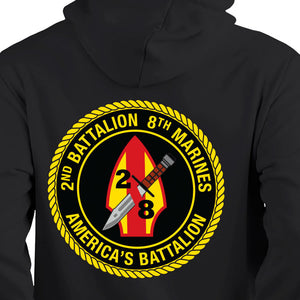 2/8 unit sweatshirt, 2/8 unit hoodie, 2nd Battalion 8th Marines unit sweatshirt, 2nd battalion 8th Marines unit hoodie, USMC Unit Hoodie, USMC Unit gear