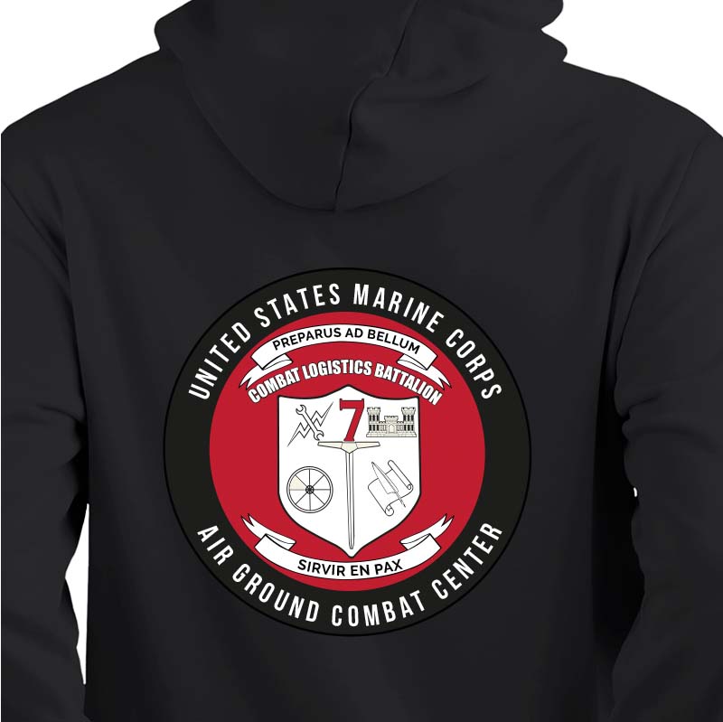 Combat Logistics Battalion 7 (Clb-7) Unit Logo Sweatshirt