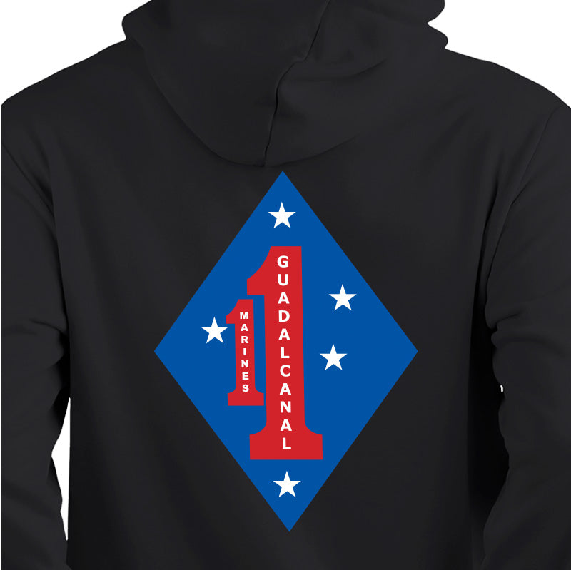 1st Marine Regiment USMC Unit Hoodie