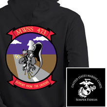 MWSS-473 Unit Sweatshirt, Marine Wing Support Squadron 473, USMC Unit Hoodie