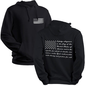 Pledge of Allegiance hoodie patriotic apparel gifts for veterans