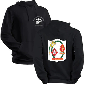 1st Bn, 6th Marines USMC Unit hoodie, 1st Bn, 6th Marines logo sweatshirt, USMC gift ideas for men, Marine Corp gifts men or women