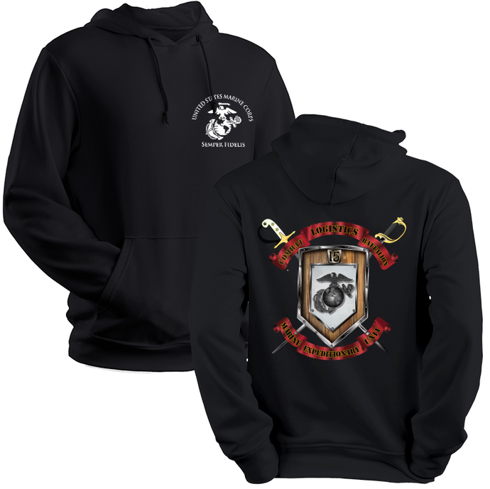 Combat Logistics Battalion 15 USMC Unit hoodie, CLB-15 USMC Unit Logo sweatshirt, USMC gift ideas, Marine Corp gifts women or men, USMC unit logo gear, USMC unit logo sweatshirts 