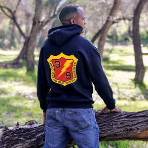 3rd Bn 9th Marines USMC Unit hoodie, 3rdBn 9th Marines logo sweatshirt, USMC gift ideas, Marine Corp gifts women or men, USMC unit logo gear, USMC unit logo sweatshirts black