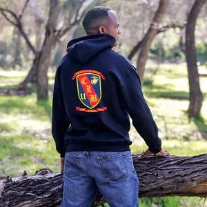 CLB-11 USMC Unit hoodie, Combat Logistics Battalion 11 logo sweatshirt, USMC gift ideas for men, Marine Corp gifts men or women CLB-11