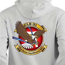 Combat Logistics Battalion 31 USMC Unit hoodie, CLB-31 USMC Unit Logo sweatshirt, USMC gift ideas, Marine Corp gifts women or men, USMC unit logo gear, USMC unit logo sweatshirts 