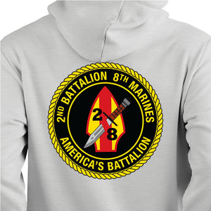 2/8 unit sweatshirt, 2/8 unit hoodie, 2nd Battalion 8th Marines unit sweatshirt, 2nd battalion 8th Marines unit hoodie, USMC Unit Hoodie, USMC Unit gear