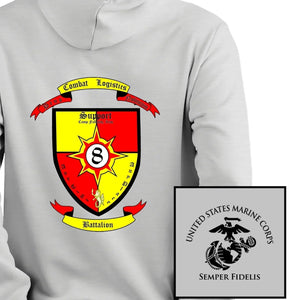  Combat Logistics Battalion 8 USMC Unit hoodie, CLB-8 logo sweatshirt, USMC gift ideas for men, Marine Corp gifts men or women CLB-8