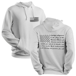 Pledge of Allegiance hoodie patriotic apparel gifts for veterans