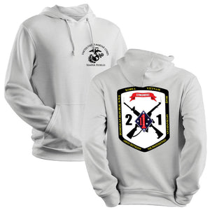 2nd Battalion 1st Marines Unit Black Sweatshirt, 2/1 unit hoodie, 2/1 unit sweatshirt, 2d Bn 1st Marines unit hoodie