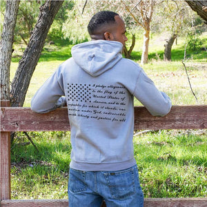 Pledge of Allegiance hoodie patriotic apparel gifts for veterans