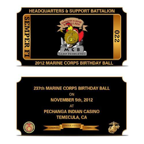 Marine Corps Ball Challenge Coin