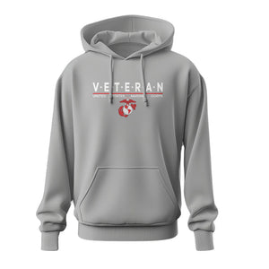 United States Marine Corps V*E*T*E*R*A*N Hoodie-USMC Vet Hoodie