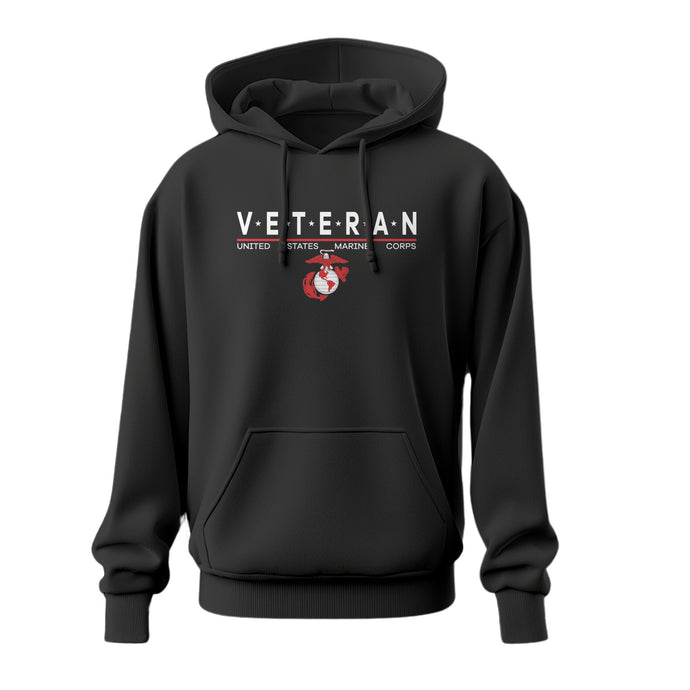 United States Marine Corps V*E*T*E*R*A*N Hoodie-USMC Vet Hoodie