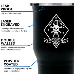 1st Reconnaissance Battalion Unit Logo 30 Oz Tumbler