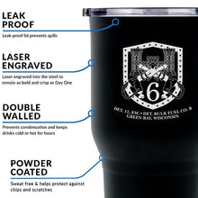 Detachment 11 Green Bay Logo 30 oz Tumbler Infographic