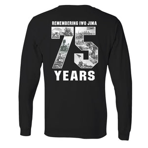 Iwo Jima USMC Long Sleeve T-Shirt, 75th anniversary Battle of Iwo Jima, Iwo Jima, Battle of Iwo Jima