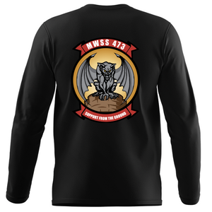 MWSS-473 Long Sleeve T-Shirt-NEW Logo