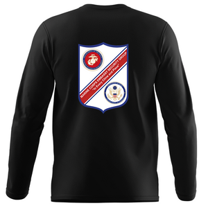 Marine Security Group (MSG) Long Sleeve T-Shirt, Marine Security Group unit t-shirt, USMC Marine Security Group, Marine Security Group t-shirt, Marine Corps Embassy Security Group Unit Long Sleeve Black T-Shirt