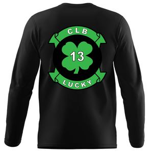 Combat Logistics Battalion - 13 Unit Long Sleeve T-Shirt, CLB-13 unit t-shirt, USMC CLB-13, CLB-13 t-shirt, CLB-13 Unit Long Sleeve Black T-Shirt