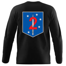 2nd MSOB USMC long sleeve Unit T-Shirt, 2nd MSOB logo, USMC gift ideas for men, Marine Corp gifts men or women 2nd MSOB 2nd Marine Raider Battalion