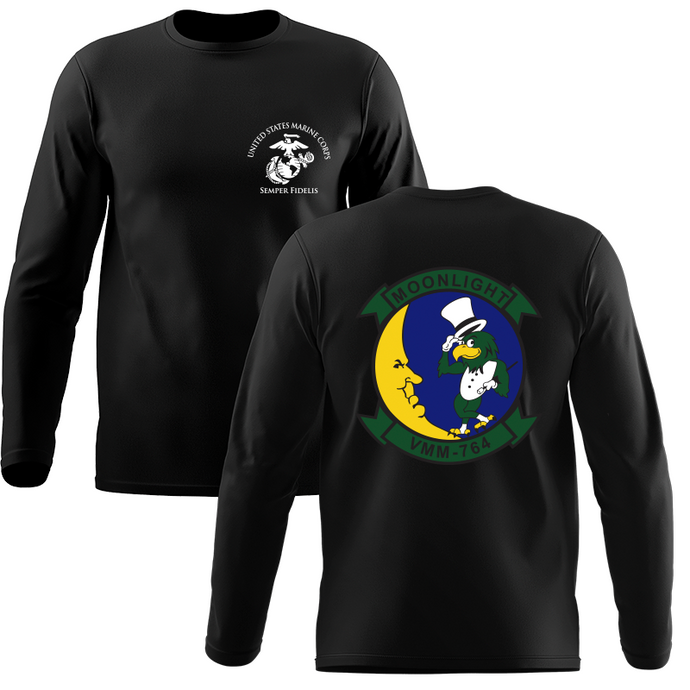 VMM-764 Long Sleeve USMC Unit Long Sleeve T-Shirt