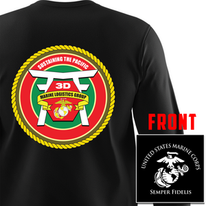 3D Marine Logistics Group (3D MLG) Long Sleeve T-Shirt