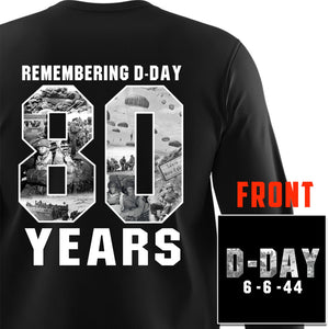 Limited Edition D-Day 80th Anniversary Long Sleeve T-Shirt