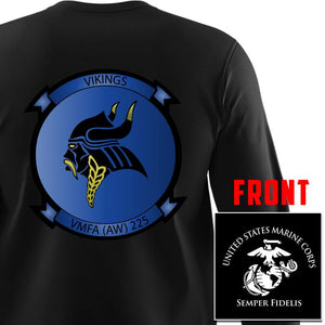 VMFA-225 Long Sleeve T-Shirt, Marine Fighter Attack Squadron 225